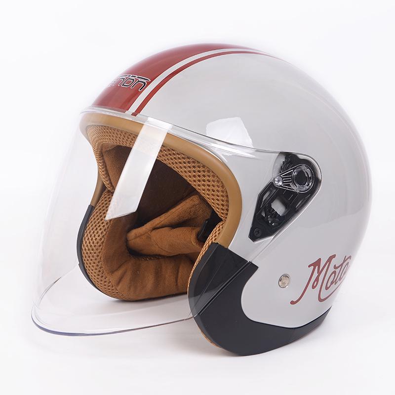 3C Certified Unisex Electric Motorcycle Half Helmet for Adults