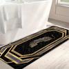 Luxury Golden Pattern Carpet Bedroom Room Bed Blanket Runner Rug Shoes Room Living Room Bedroom Kitchen Rugs Washable Carpet Mat