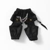 Denim Long Pants Doll Chain Leggings For 1/11 OB11 Dolls for 1/12 Mini BJD Doll Casual Wears Pants Clothes Doll Accessories