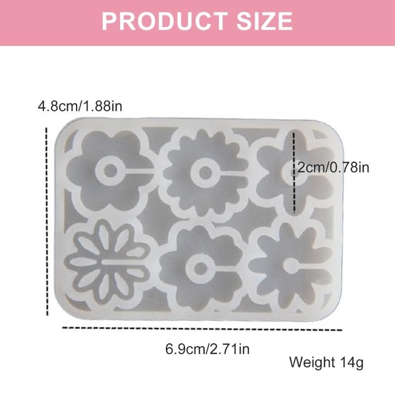 Silicone Labels Epoxy Resin Moulds Flower Silicone Molds For Crafting Individualized Resin Glasses Signs And Labels