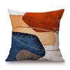 Nordic Abstract Geometric Modern Art Terra Cotta Modern Art Cotton Linen Sofa Throw Pillow Case Home Decorative Cushion Cover