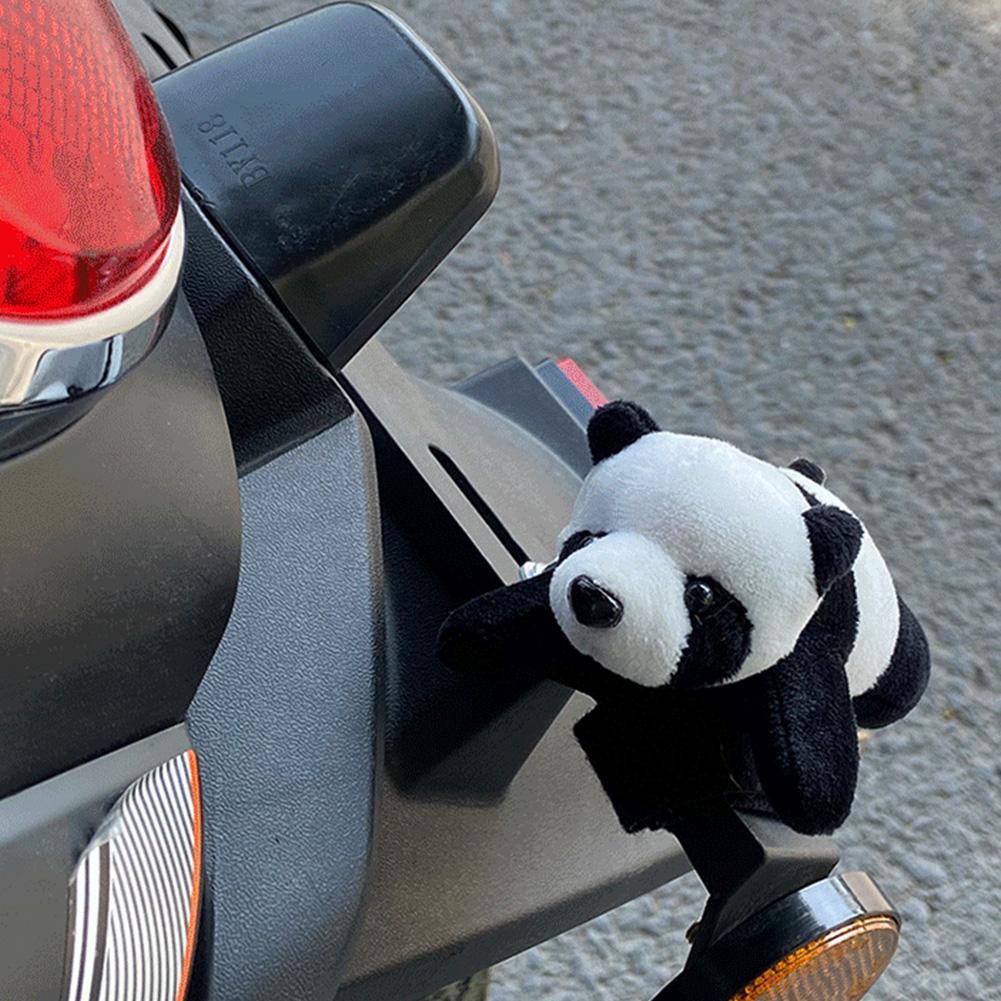 Cute Motorcycle Doll Pendant Bicycle Plush Dinosaur Pendant Decoration Toy Motorcycle Handlebar Decor Tail Turn Signal Pendants