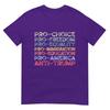 Proamerica Profreedom Prochoice Proequality Antitrump Tshirt