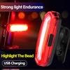 LED Ultra Bright Red Bicycle Lights USB Rechargeable Riding Taillights Road Bike Equipment Accessories Long-range Warning Lights