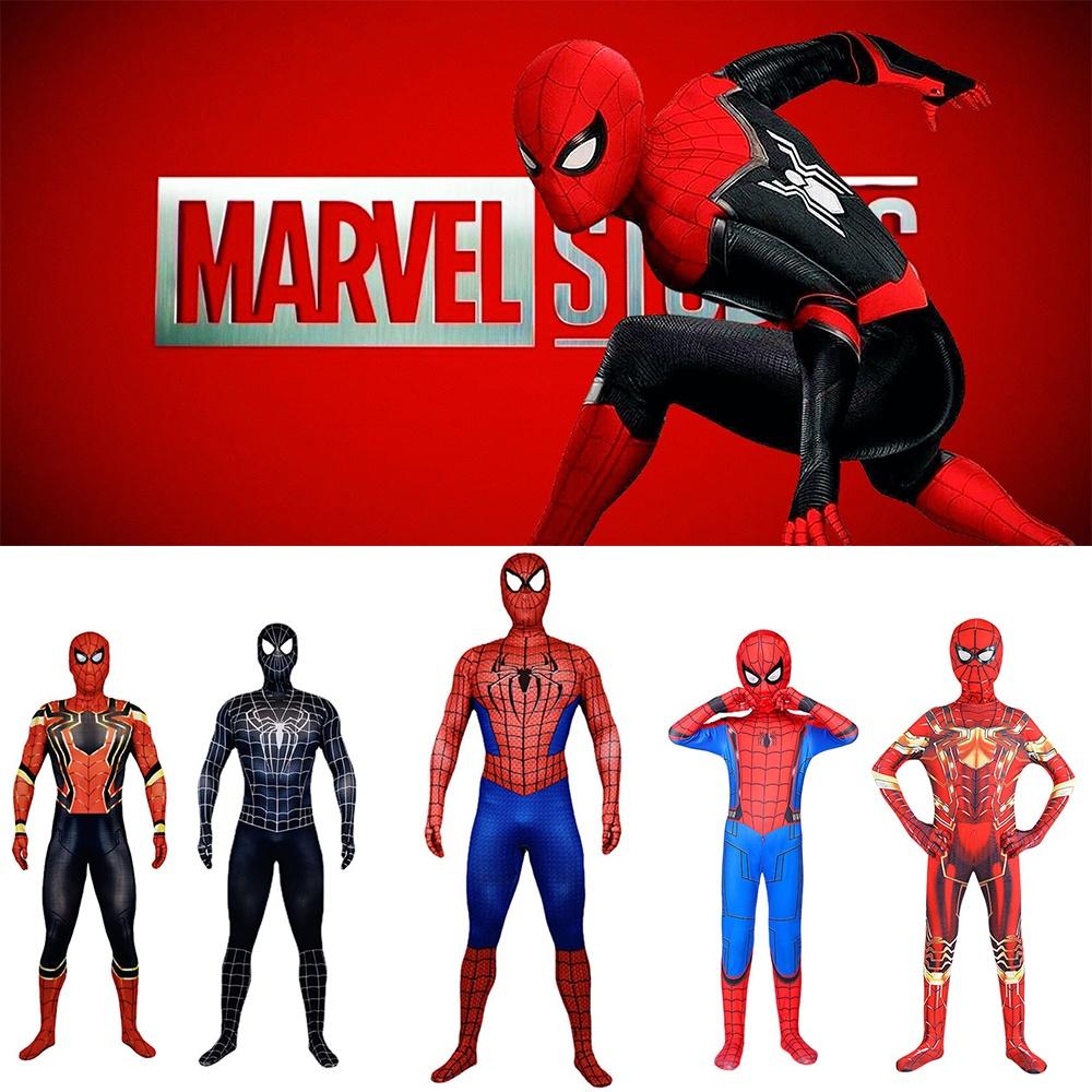 Spider-man No Way Home Niesamowity Strój Kostium Cosplay Iron Black Dla Wszystkich Wieków