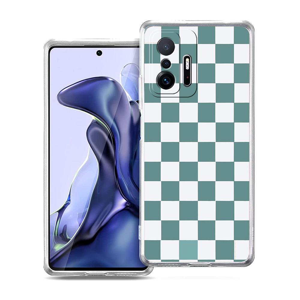 Checkerboard Plaid Checked Phone Case For Xiaomi 14 13 12 Lite Mi 11 11X 13T 12T 11T For Poco X5 X4 X3 NFC F5 F4 M4 Pro 5G Cover
