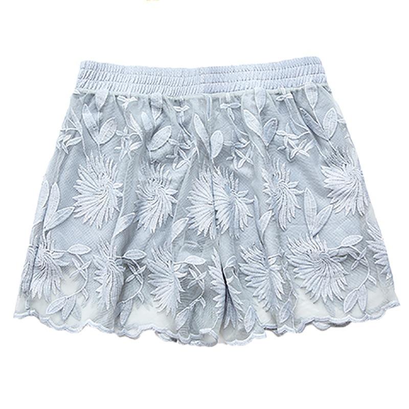 Can Wear Anti-slip Safety Pants Women's New Lace Large Size Leggings Loose Shorts Summer