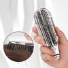 Second Generation Matte Golden Zeus Straight Hair Comb, Scalp Massager for Both Wet And Dry Use, Portable Hair Brush, Meridian Massage Comb