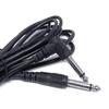 6.35mm 3 Meter 5 Meter Guitar Bass Noiseless Cable 1/4 Inch Mono Jack Plug Guitar Lead Amp Cable Straight To Right-Angle