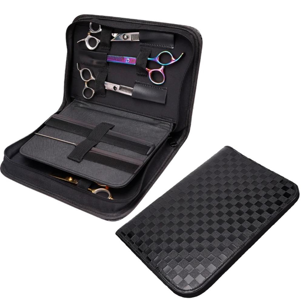 Professional Shears Storage Bag Hairdressing Portable Zipper Pouch Hair Comb Clip Bag Hairdresser