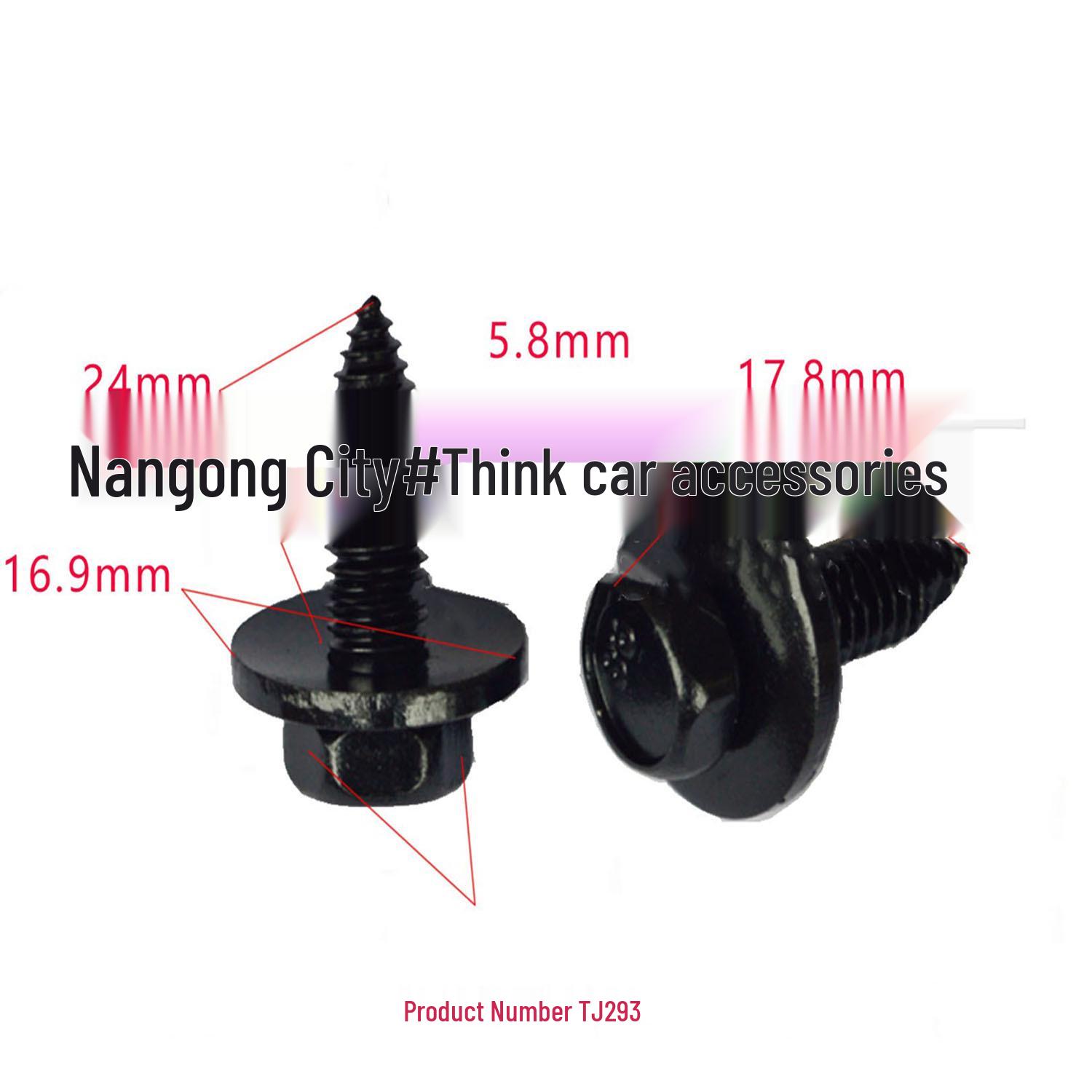 

Metal Car Fender Clips and Self-Tapping Screws Set 10000 Units