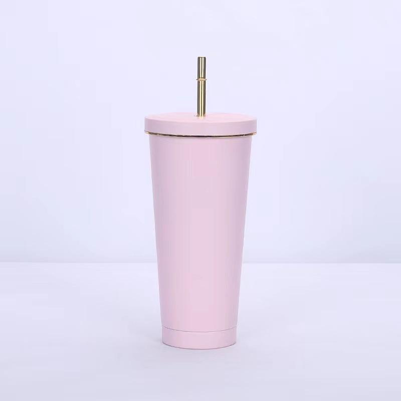 Stainless Steel Vacuum Coffee Cup with Suction Cup Large Capacity Insulated Business Gift Travel Mug 500ml