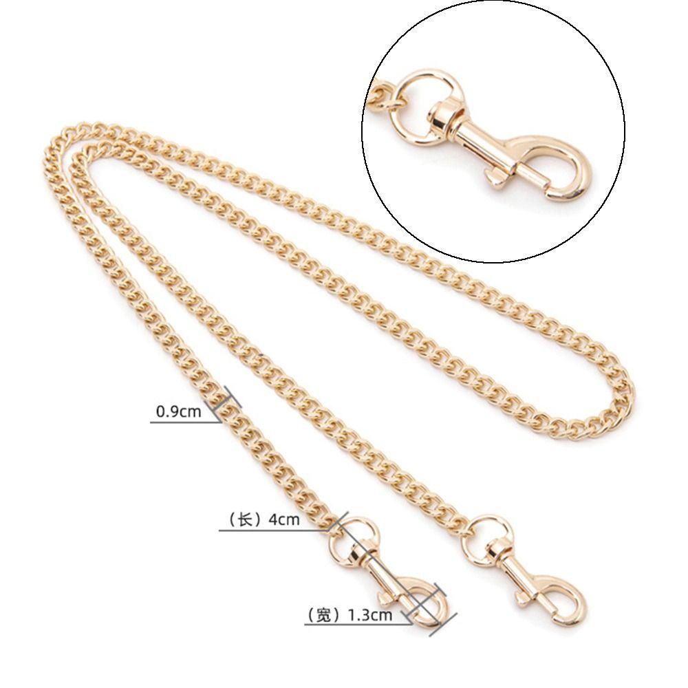 

Замінні металеві ланцюжки для сумки Золотий ланцюжок-ручка для сумочки Модні ремінці для сумки через плече E