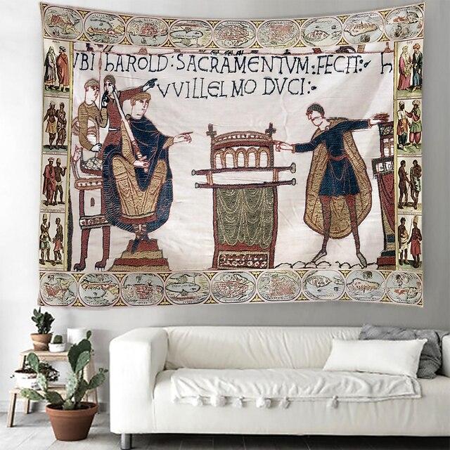 Tapestry of the medieval Bayeux wall 75x100