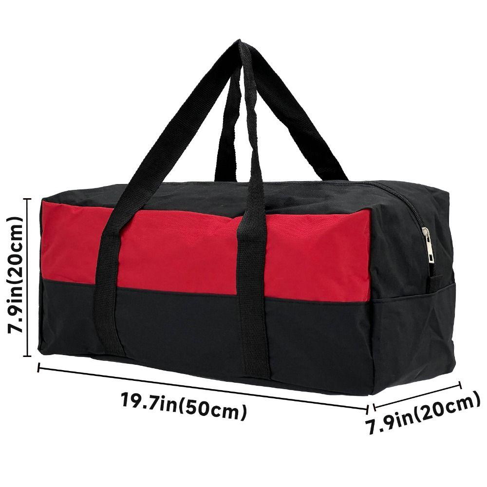 600D Oxford Cloth Construction Site Bag Multi-functional Home Hardware Tool Bag Wide-mouth Bag