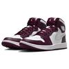 Zapatillas Unisex Air Jordan 1 High Golf Burdeos Rojo Blanco Plata Metálico DQ0660-103