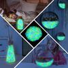 200Pcs Glow in the Dark Garden Pebbles For Sidewalk Garden Terrace Lawn Garden Patio Fish Tank Aquarium Decoration Glow Stone