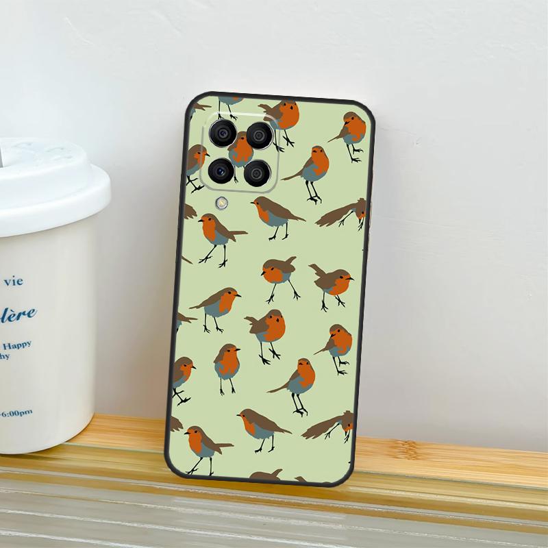 Robins Bird Case For Samsung Galaxy M52 M32 M12 M16 M14 M54 M13 M33 M53 M56 M36 M31 M11 M35 M55 M15 M06