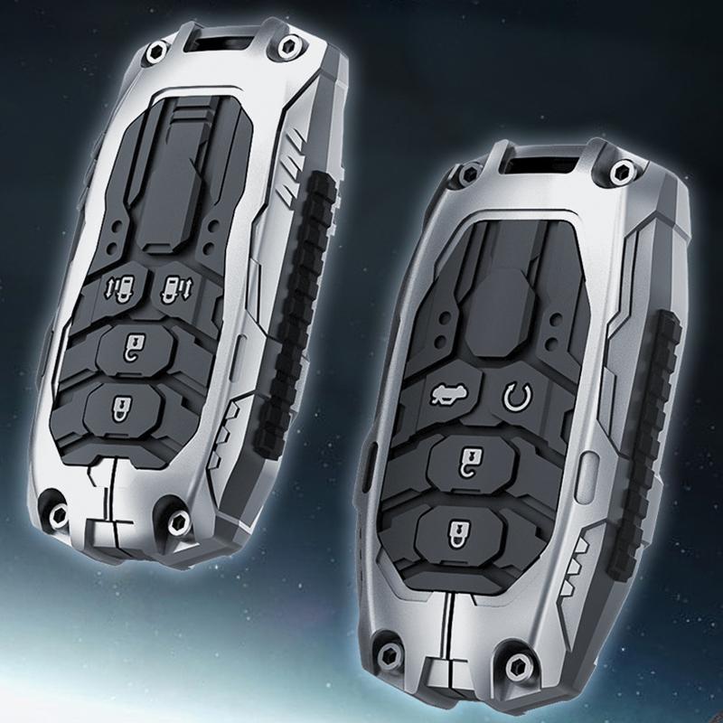 Zinc Alloy Car Remote Key Case Cover Shell Fob for Honda Vezel City Civic Jazz BRV BR-V HRV Protector Keychain Car Accessories