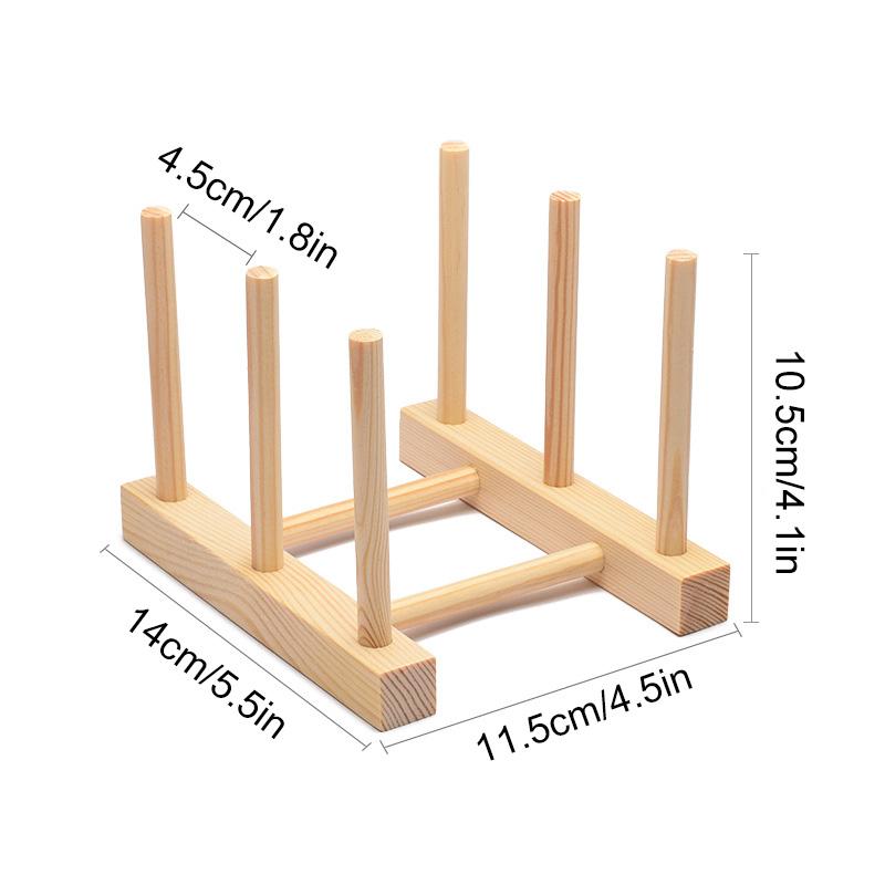 

1 шт. кухонный держатель DIY 2/3/4/5/6/7/8 решеток сушилка деревянная подставка для дисплея сушилка для посуды