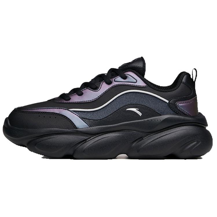 

Новые кроссовки Anta Meow с подушечками в виде кошачьих лап, увеличивающие рост, легкие, низкие, массивные кроссовки для женщин, черно-серебристые 922048894-14 35.5