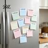 Student Study Organization Striped Planning Sticky Notepads, Task Memo Pads, Removable Portable Stickers Self-Adhesive Note Paper for Daily
