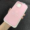 Ins Chic Liquid Silicone Full Covered Soft Gel Rubber Phone Case Protective Cover For iPhone 16 15 14 Pro Max 16Plus 15Plus XR XS Max 11 12 13 Pro Max