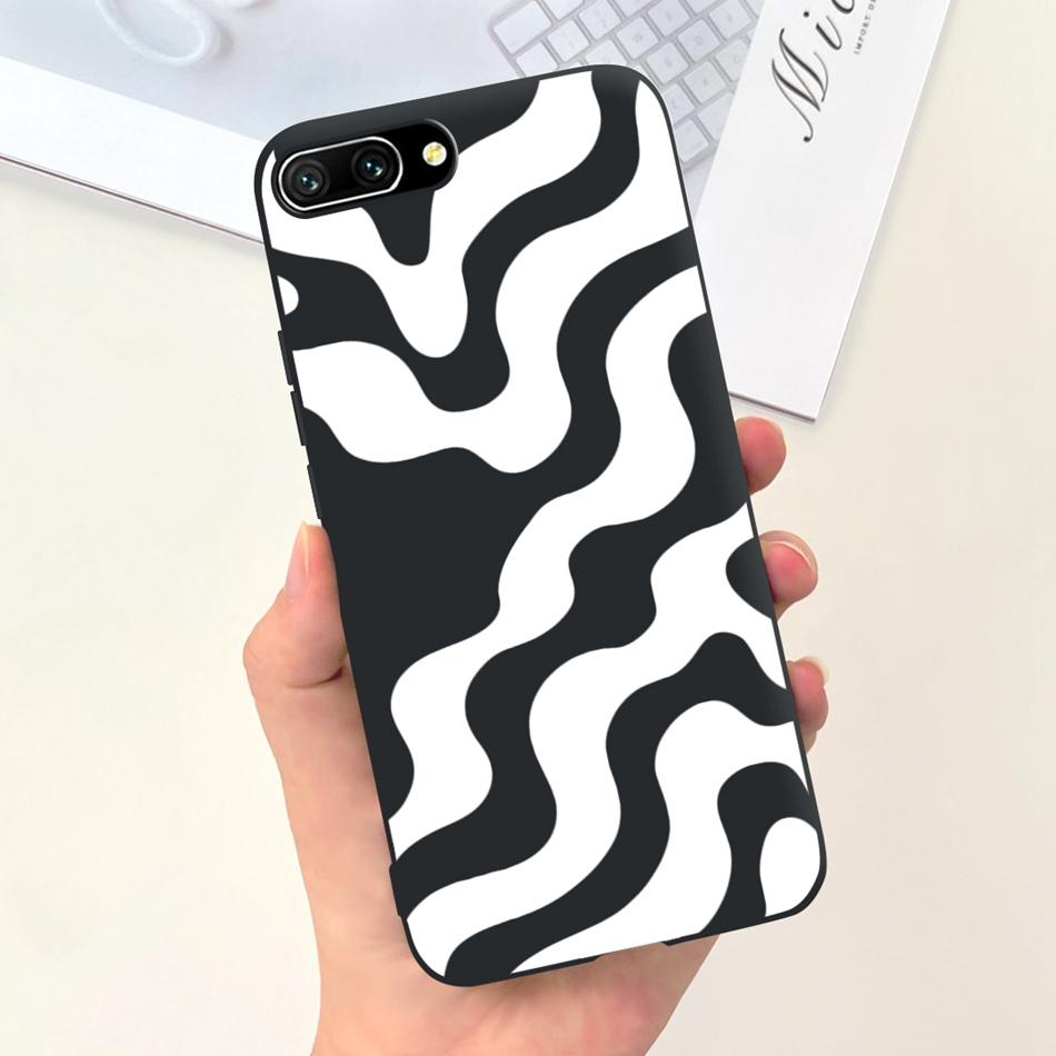 For Honor 10 Case Honor10 COL-L19 COL-L29 Fashion Moon Pattern Soft Silicon Protective Cover Phone Cases