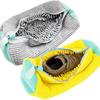 Shoe Washing Machine Bag Laundry Shoe Bag for Washer and Dryer - 3pcs Reusable Shoe Cleaning Bag for Sneaker Tennis Shoes Unstain Cleaner Kit