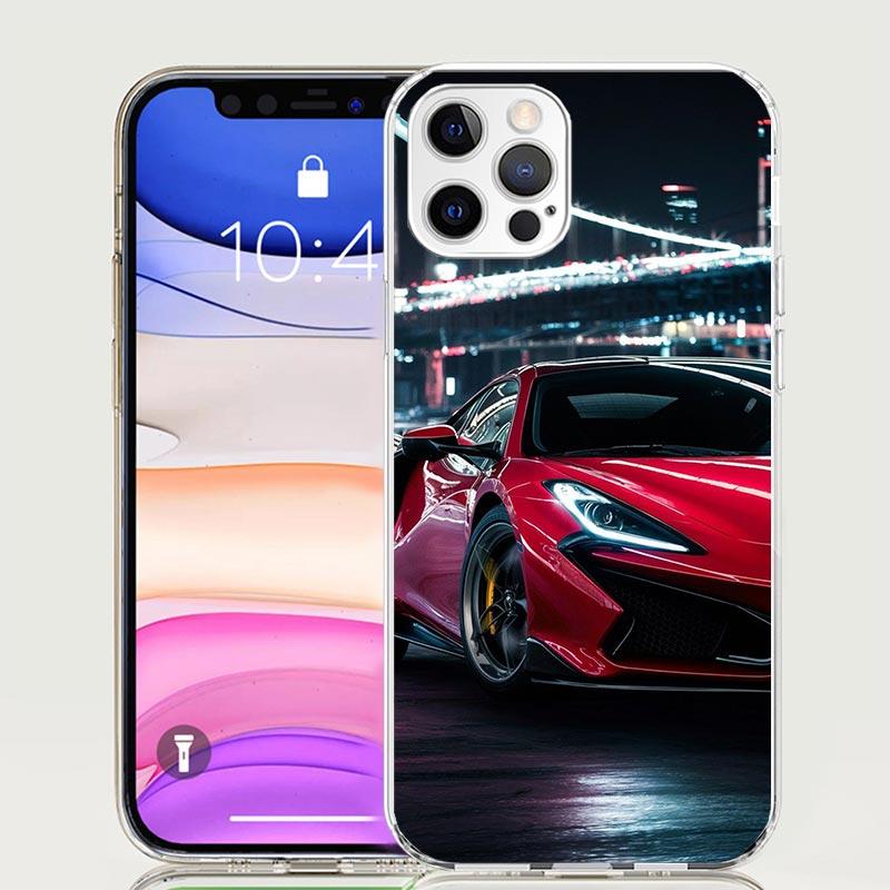 Cool Male Men Sports Cars Phone Case for Apple iPhone 17 Air 16 15 Plus 14 + 13 Mini 12 11 Pro Max 7 8 SE 16Max Soft Shell Cover