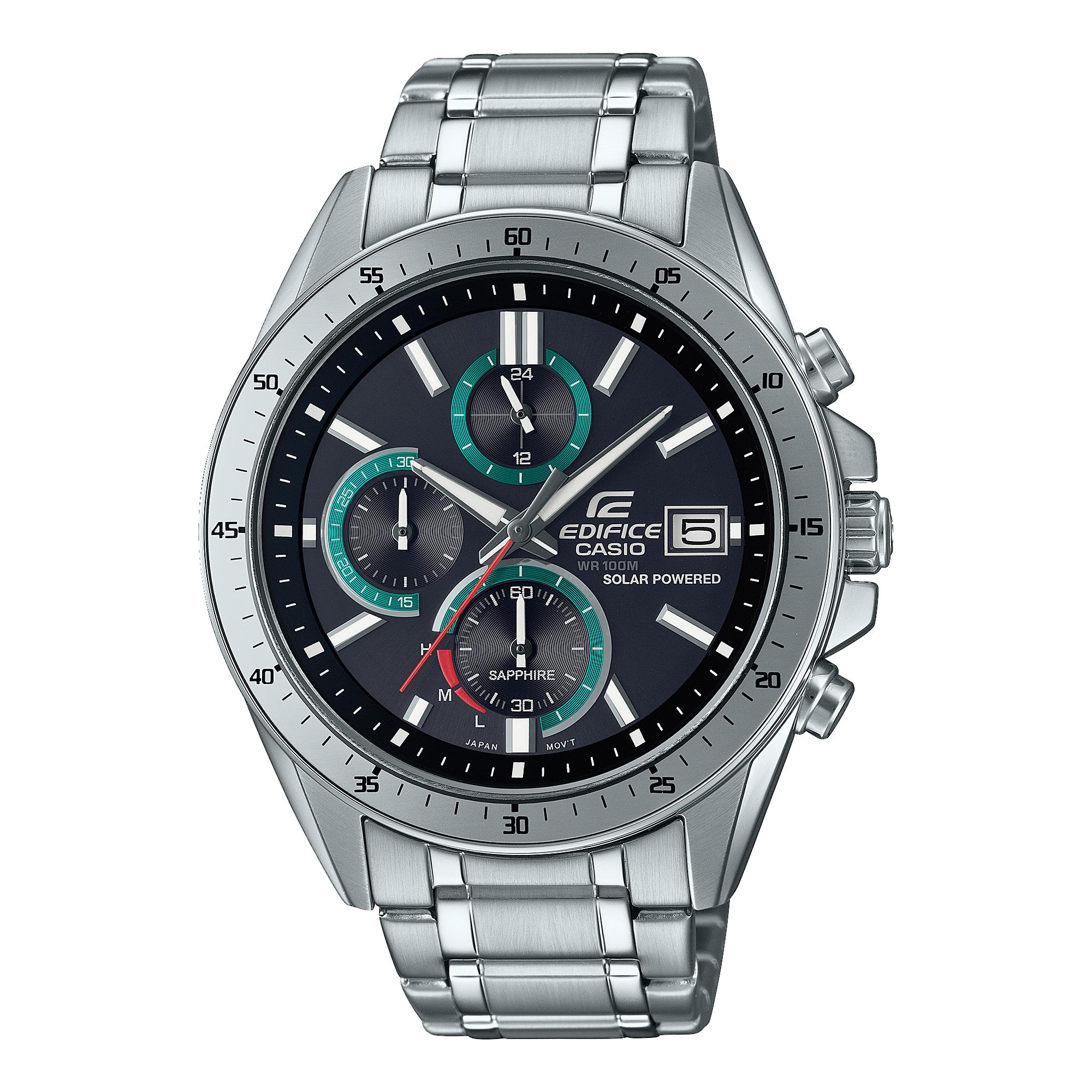 Casio Edifice Men s Analog Quartz Watch EFS-S510D-1BV чёрный