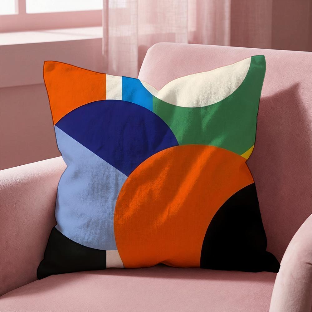 Famous B-Bauhaus Designs Cushion Cover Multi-Scene Pillow Cover for Home & Car - Reversible, Soft & Durable for Daily Use