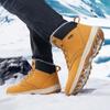 Winter Men Snow Boots Warm Plus Velvet Man Casual Shoes Outdoor Non-slip Cotton Shoes Men Wear-resistant Waterproof Men's Boots