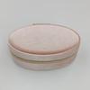 Mini Jewelry Box, Portable Velvet Zipper Jewelry Box, Compact Jewelry Storage Case for Travel, Engagement, Wedding