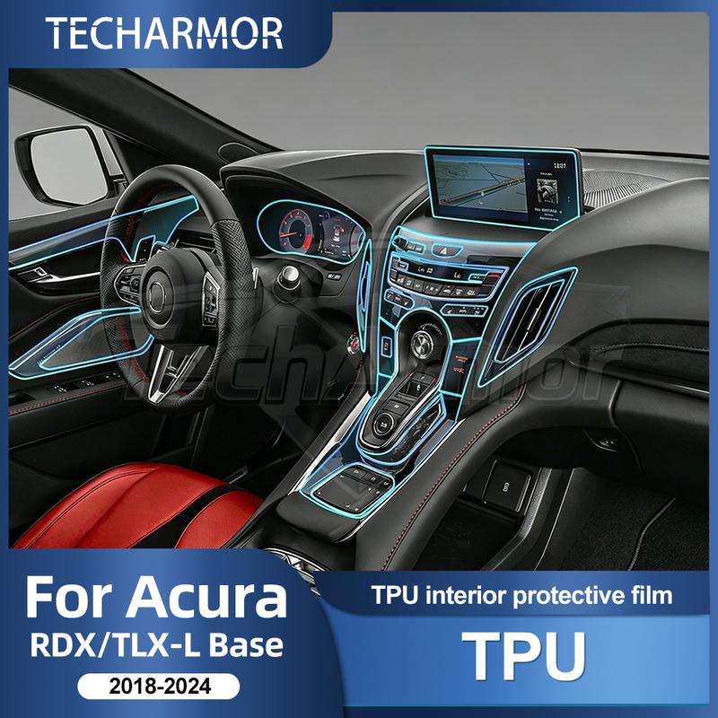 TPU Anti-Scratch Film for Acura RDX 2018-2024 Interior Protection Sticker