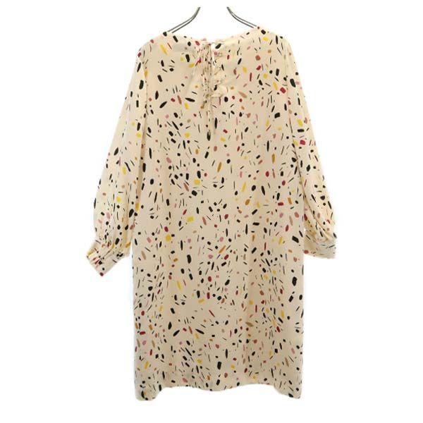 Unused Unaca Overall Handle Long Sleeve One Piece 38 Beige Women Used