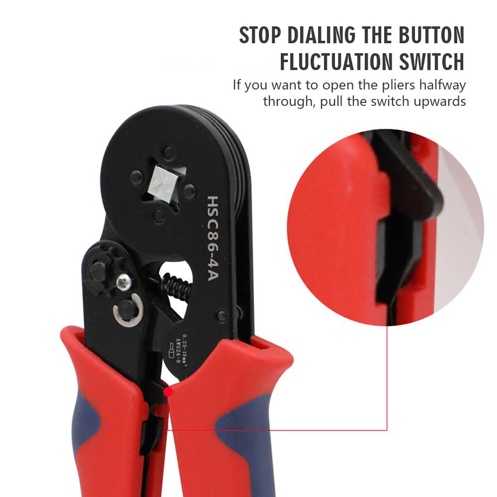 6-4 Gauge Wire Stripper Crimper W/1200 Terminals Car Repair Home Wiring|Industrial Multifunctional Terminal Crimping Pliers
