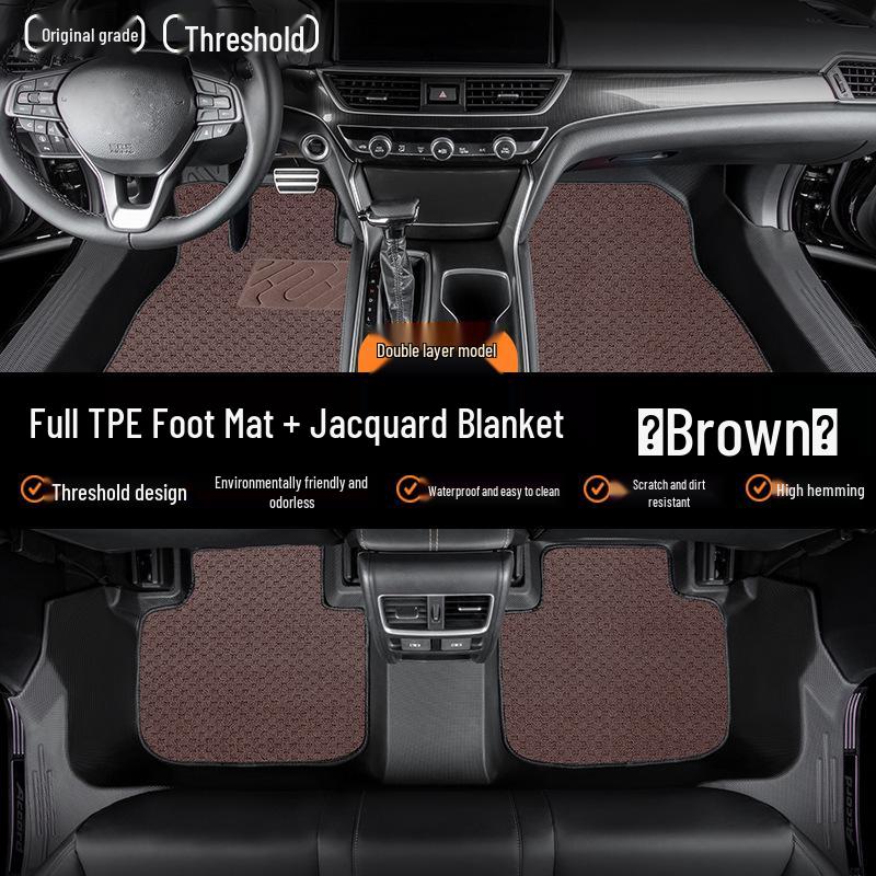 TPE Car Floor Mats for Buick Regal, LaCrosse, Encore, Excelle GT, Verano - Full Coverage