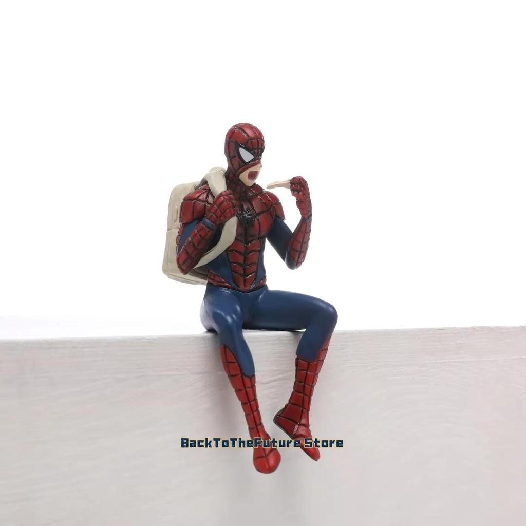 MINISO 4pcs Hasbro Marvel Spider Man Superhero Spiderman 7-9cm Action Figure Spider-Man Anime Collection Mini Toys Model Children Gift