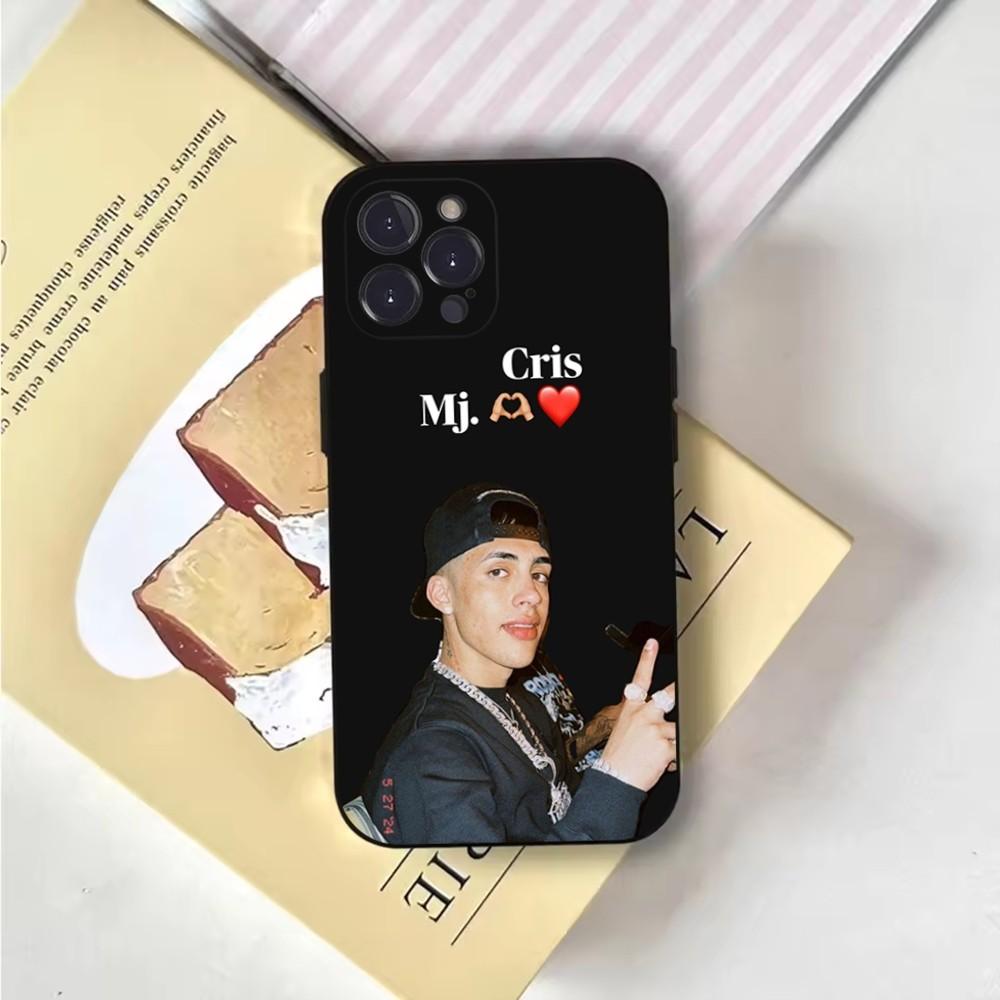 Cris MJ Singer Phone Case For iPhone 16,15,14,13,12,11,Pro,X,XS,Max,XR,Plus,Mini Soft Black Cover