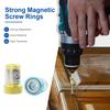 Magnetic Drill Bit Holder Set, Anti-Slip Electromagnetic Ring Screwdriver Bit, Suitable for 1/4" Hex Shank Screwdriver