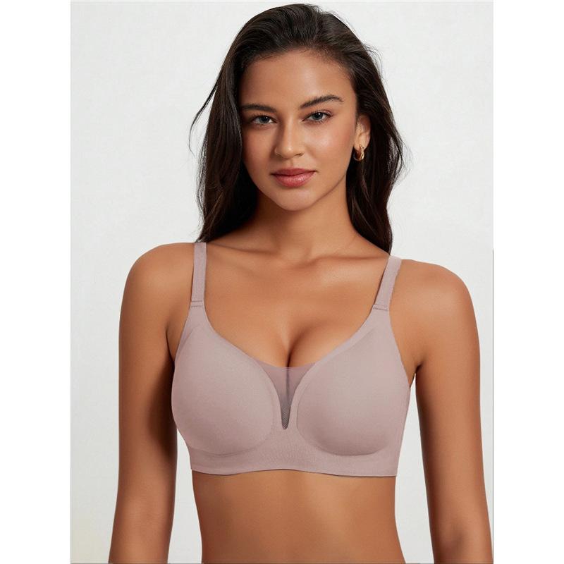 Women'S Seamless Wide Strap Bra, Top Style Without Underwire or Padding, Comfortable and Breathable, Suitable for Everyday Wear In For All Seasons