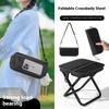 Mazar Stool Outdoor Folding Chair Portable Folding Satchel Camping Picnic Handbag Small Mazar Fishing Stool Strap
