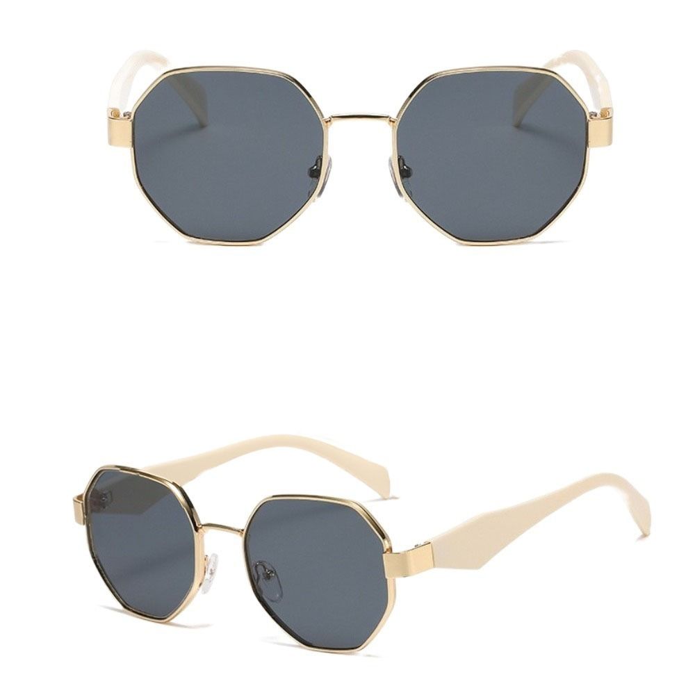 UV400 Polygonal Sunglasses Gradient Color Anti-UV Glasses Retro Women Sunglasses Women/Men