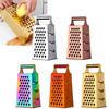 Kitchen Steel Stainless 4 Sided Box Food Grater Vegetable Cheese Shredder Slicer