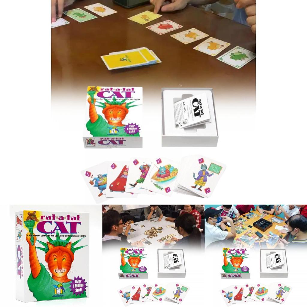 Rat A Tat Cat Card Game For Family Fun Gathering Play Props Toy
