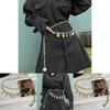 Elegant Women's Metal Waist Chain With Trendy Tassel For Skirts And Casual Outfits
