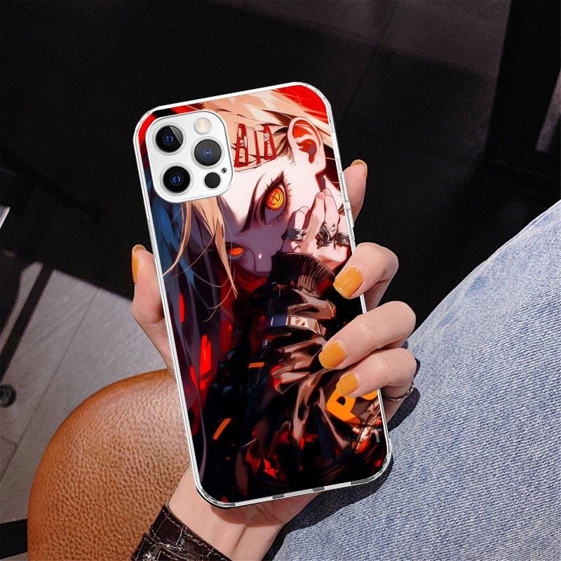 C-Chainsaw Mans Power Phone Case For iPhone 13 12 Mini 11 Pro Max XS XR X SE 7 8 Plus 5S 5 6S 6 Gift Print Cover Fundas