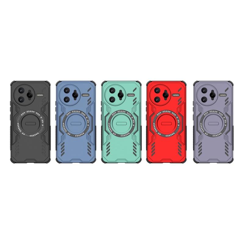 For Poco F7 Ultra Case Cover Xiaomi Poco F7 Ultra Capas Annular Magnetic Adsorption Wireless Charge Back Fundas Poco F7 Ultra