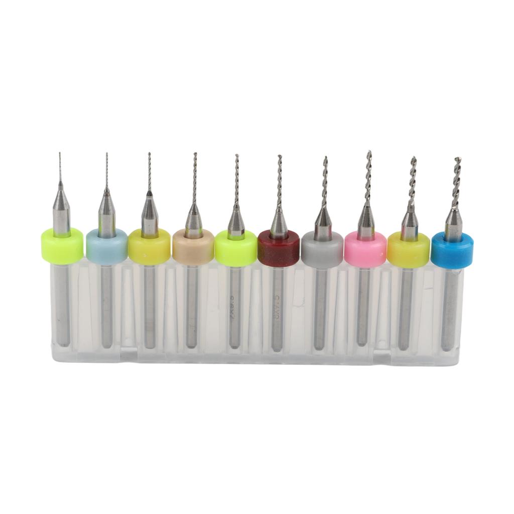 0.3-1.2MM PCB Drill Bit 10 Pcs/set Accessories Drill Bits